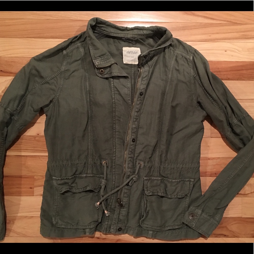 Aerie women’s lightweight military jacket